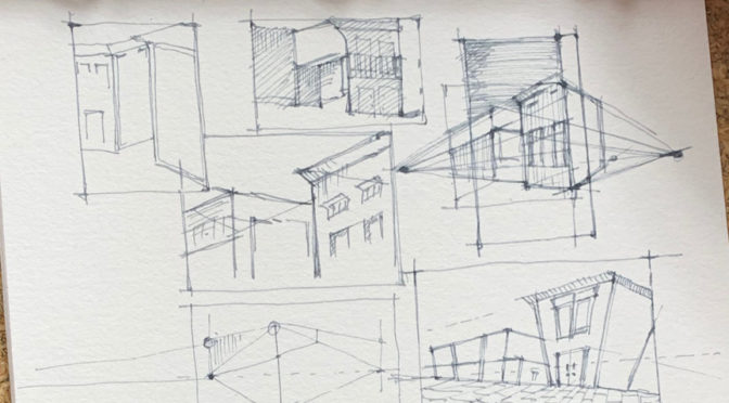 Lots to Sketch at the Meridian Building