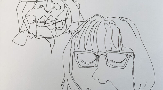 Blind Contour/ Continuous Line at DaRa & Zoom